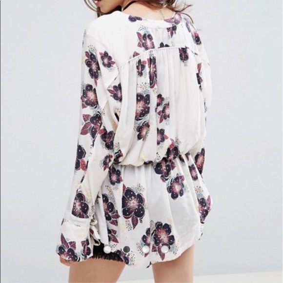 Free People Tuscan Dreams Floral Tunic - Picture 3 of 8